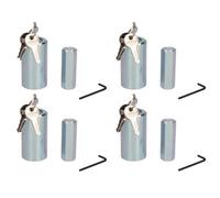 4 Pack Caravan Corner Steady Stabiliser Leg Nut Lock Insurance Approved