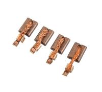 4-Pack Carbon Brushes for Cb-440 Bhp458 Bdf458 Dhp458 Other 18v Hammer Drills and Power Tools - 10 X 13 X 3 Mm High-Strength Wear-Resistant Replacement Set