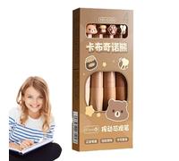 4-Pack Cartoon Animal Erasable Pens With Panda & Bear Design - 0.5mm Smooth Writing Student Pens | Anti-Slip Cute Stationery For Teachers Office | Black Ink 14x1.5x1.5cm 60g