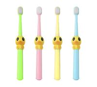 4 Pack Cartoon Kids Toothbrushes Soft Bristles for Boys Girls Oral Care | Adorable PP Material Design Encourages Daily Hygiene Habits, Comfortable Grip for Toddlers Aged 2 to 10 Years Old