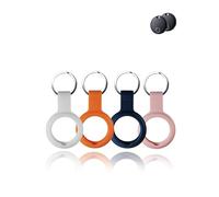 (4 Pack) Case for Reyke Smart Tag/Reyke Smart Tag Pro - Durable, Eco-Friendly Silicone, Shockproof, Easy-to-Remove and Anti-Lost Design, White & Orange & Blue & Pink