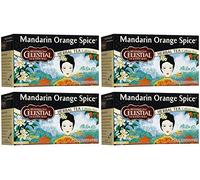 (4 PACK) - Celestial Seasonings - Manderin Orange Spice Tea | 20 Bag | 4 PACK BUNDLE