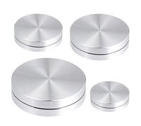 4 Pack Ceramic Clay Pottery Throwing Trimming Spinner Tool, 25mm/30mm/38mm/45mm Clay Spinner for Pottery, Suitable for Professional Ceramic Production and Carving Artists（Comes with Storage Box）