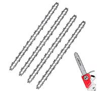 4 Pack Chainsaw Chain for 14 Inch Bar, 52 Links, .050" Gauge, 3/8" LP, Low-Kickback Chains Compatible with DUC353/DUC355/AKE35 S/AKE35-19S Chainsaw Chain Replacement
