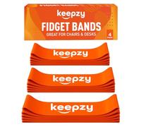 4 Pack Chair Bands, Anti Slip Chair Bands for Kids with Fidgety Feet, ADHD Chair Bands for Classroom, Desk Bands for Student Desks, Sensory Chair Rubber Bands