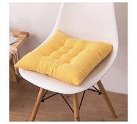 4-Pack Chair Cushions, Square Non-Slip Seat Pads, Soft & Comfortable Dining Room Decor, Durable Cushions for Kitchen, Living Room, Office Use