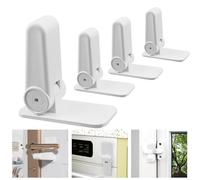 4 Pack Child Lock for Doors, No Drilling Children's Window Lock, Self-Adhesive Multifunctional Door Handle Lock, Reusable Drawers, Child Lock, Door Lock for Pets
