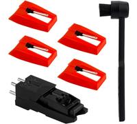 4 Pack Chip Record Player Needles and Cartridge Force Graph Parts Needles Replacement