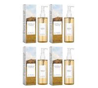 4 Pack Cleansing Oil 100ml Gentle Hydrating Quick Emulsifying Non Greasy Face Lip Makeup Remover with Plant Extracts for Skin Repair Daily Deep