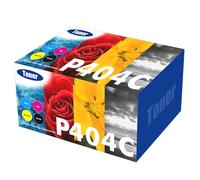 4 Pack CLT-P404C P404C K404S for Samsung C430w Toner Cartridge Xpress SL C480w C480fw C480fn C430 C480 C43x C48x CLT-K404S CLT-C404S CLT-M404S CLT-Y404S Black Cyan Yellow Magenta