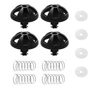 4 Pack Coffee Maker Brew Basket Spring Loaded Stopper Kit for Mr. Coffee, Black+Decker & Hamilton Beach,Fits 990117900 990237500 49976 49954 49947, Coffee Machine Repair Parts