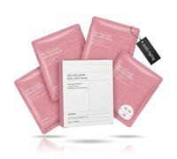 4 Pack Collagen Face Mask Overnight HydrogelMask Boost The Appearance Oasticity And Rrefine Pores Promotes A plump, Radiant Deep Surface Hydration For A revitalized, Smooth Skin (Collagen mask pink)