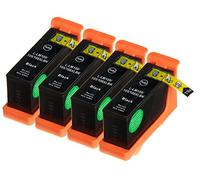4 Pack Compatible with lexmark 100XL / #100/100 High Yield 4 Black Compatible 100XL Priner Cartridge for LEXMARK S305 S405 S505 S605 S815 S816 / Pro205 Pro2705 Pro805 Pro905 Pro901