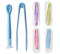 4 Pack Contact Lenses Applicator,Reusable Contact Lens Remover,Plastics Contact Lens Applicator,With Storage Cases,Portable Contact Lenses Remover Tool,for Travel and Daily Use (Red,Green,Blue,Purple)