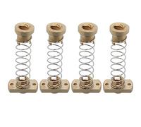 4 Pack CR10 Z Axis T8 Anti Backlash Spring Loaded Nut Elimination Gap Brass Nuts Acme Threaded Rod Upgrade Kit for Ender 3s 3 Pro 3D Printer