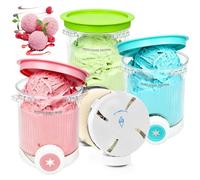 4 Pack Creami Pint Containers Compatible with Ninja CREAMi Swirl NC700