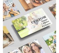 4 Pack Custom Credit Card Skin Stickers - Personalized Photo/Design, Waterproof Vinyl Decals for Bank Cards, Metro Keycards, Debit & Credit Cards