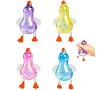 4-Pack Cute Duck Squishy Squeeze Sensory Fidget Toys for Adults
