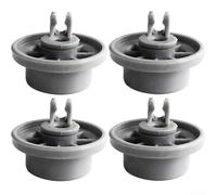 4 Pack Dishwasher Lower Rack Wheel Replacement for Bosch 165314, Compatible with Models, Plastic Design