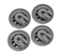 4 Pack Dishwasher Lower Rack Wheel Replacement Parts 611475 165314 00611475 for Bosch for Siemens for Neff for Beko Dishwasher Accessories