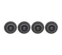 4-Pack Dishwasher Top Basket Castor Wheels for Favorit for Zanussi Dishwashers - Abs Plastic Heat-Resistant for 100°c Gray 2.3 X 2.3 X 3 Cm