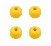4 Pack Dog Balls, 9cm Hollow Floating Fetch Toys, Durable Bouncy Chew Ball for Small, Medium and Large Dogs to Jump, Water and Land Play