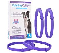 4 Pack Dog Calming Collar - Anxiety Relief with 60-Day for Dogs, Adjustable Comfort for Stress, Separation, Noise & Vet Visits, for Puppies to Senior Dogs (purple)