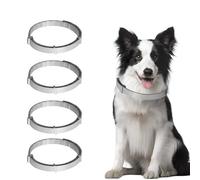 4 Pack Dog Calming Collar, Lasts 60 Days for Anxiety and Stress Relief, Flexible Adjustable Calming Collar for Dogs (Gray)