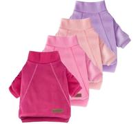 4 Pack Dog Sweatershirt (Pink+Rose+Light Pink+Purple, XXL (Back: 18.11",Chest: 24.41", Neck: 15.75"))