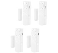 4 Pack Door Alarm & Window Alarms for Home Security, 120dB Wireless Door Alarm Sensor Kit, Loud Wireless Home Security System for Kids Safety, Magnetic Door Open Alert for House, Office & Shed