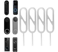 4-Pack Doorbell Key Tool - Doorbell Opening & Release Removal Pin - Security Key Replacement for Arlo, Tapo & Ring Video Doorbells - Compatible with Arlo & Other Video Doorbells