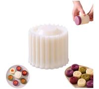4 Pack Double Sided Pastry Mould Presses | Two Pattern Reusable Baking Tools for Mooncakes Cookies Pastry Dough and Decorative Homemade Desserts(1pc)