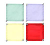4 Pack Drink Cup Sleeves, Breathable Fabric Lid with Charm, Reusable Drink Protector, Decorative Table Protector | Home Meetings Wedding Picnic Restaurant al ai