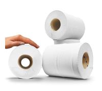 4 Pack DryFox 2Ply Mini Centrefeed Roll White (60m 150pc Sheets/Per Roll)