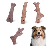 4 Pack Durable Dog Chew Toys for Aggressive Chewers-Puppy Teething Toys, Long-Lasting Dog Bones for Small & Medium Breeds-Indestructible Chew Toys for Dogs to Keep Them Busy & Support Dental Health