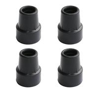 4-Pack Durable Walking Cane Rubber Tips - Anti-Slip Ferrules for Enhanced Stability on Any Surface, Universal 19mm Fit for Canes & Crutches