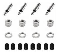 4 Pack DV Bike Valve Repair Kit Copper Zinc Alloy For Dutch German Bikes