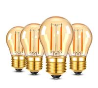 4 Pack E27 LED Light Bulbs 2.5W Vintage Filament Edison Screw ES Bulb
