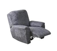 4 Pack Elastic Furniture Covers Vibrantded Flower Designs Full Wrapping Protections Pilling Proof for Single Seating Stretch Sofa Cover
