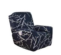 4 Pack Elastic Furniture Covers Vibrantded Flower Designs Full Wrapping Protections Pilling Proof for Single Seating Stretch Sofa Cover
