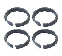 4 Pack Elbow Clamp for Karcher Vacuum, for NT20, WD1-WD6, MV3-MV6 Series | Replaces Part 2.863-012.0, Plastic Suction Hose Connector Clip for Wet Dry Cleaners, Grey and Yellow(Grey)