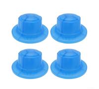4 Pack Electric Fan Fixing Nut With Reverse Threads For Floor And Table Fans, 50x22mm Plastic Retainer With 8mm Inner Diameter, Black(blue)