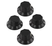 4 Pack Electric Fan Fixing Nut With Reverse Threads For Floor And Table Fans, 50x22mm Plastic Retainer With 8mm Inner Diameter, Black(black)
