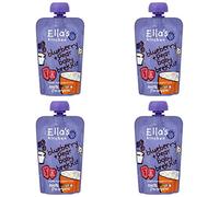 (4 PACK) - Ellas/K Blueberry & Pear Baby Brekki - Stage 1 | 6 X 100g | 4 PACK - SUPER SAVER - SAVE MONEY