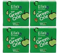 (4 PACK) - Ellas Kitchen - Smoothie Fruit - Green One mltpck | 5 x 90g | 4 PACK BUNDLE by ELLA'S KITCHEN (VEGETARIAN)
