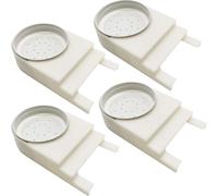 4 Pack Entrance Feeder, Beehive Feeder with Lids, Bee Feeder for Beehives Fits Most Small Mouth Canning Feeder and Waterer