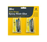 4 Pack Epoxy Hardener & Resin Glue Kit Adhesive Binds Glass Metal Plastics Wood