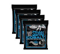 4 PACK Ernie Ball Cobalt P02725 Extra Slinky Electric Guitar Strings