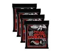 4 PACK Ernie Ball Cobalt Skinny Top Heavy Bottom Electric Guitar Strings