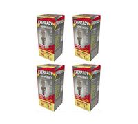 4 Pack Eveready 25W Oven Bulbs, E14 Ses Screw Heat Resistant 300C, Warm White 3000K, For Hotpoint, Samsung, New World, Bosch Ovens
